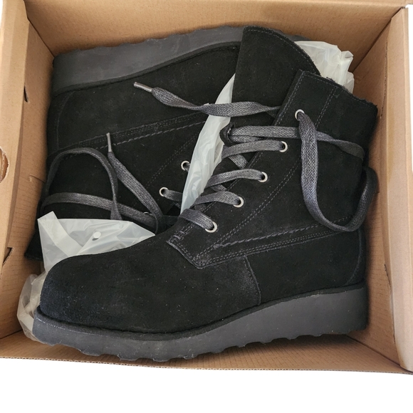 Bearpaw Womens Krista Wide Black Winter & Snow Boots 8.5 Wide , Waterproof - Picture 3 of 11